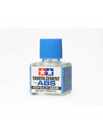 TAMIYA 87137 PRODUITS DE FINITION COLLE MAQUETTE POUR PLASTIQUE ABS (40ML)