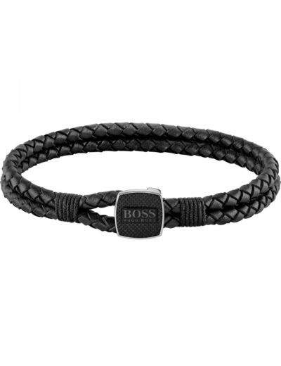 Boss Bracelet Homme Seal Black