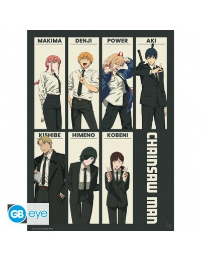 CHAINSAW MAN - Poster Chibi 52x38 - Devil Hunters