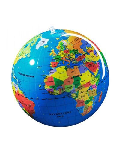 Globe gonflable Notre monde 30cm - B92006 - Caly