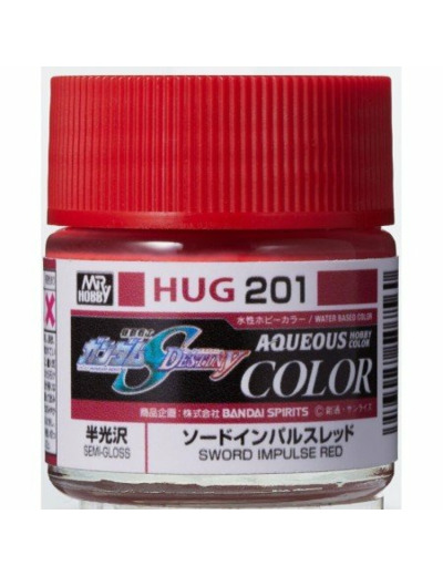 GUNZE HUG-201 PEINTURE AQUEOUS GUNDAM COLOR (10ML) SWORD IMPULSE RED