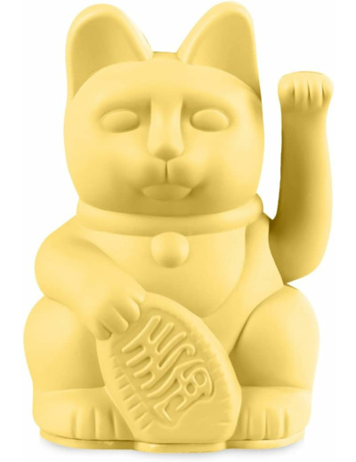DONKEY Lucky Cat Mini | Jaune – Porte-Bonheur Japonais
