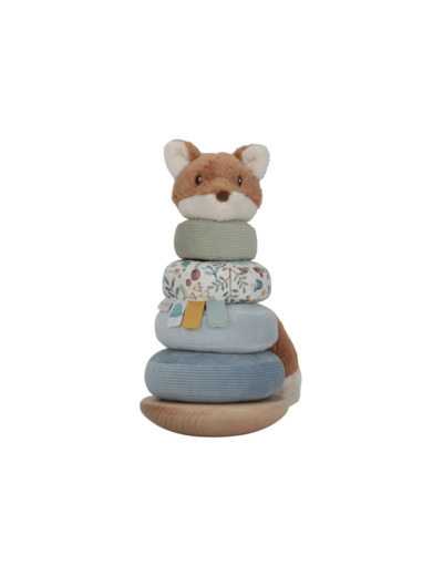 Renard à empiler doudou et en bois - Forest Friends - LD8922 - Little Dutch