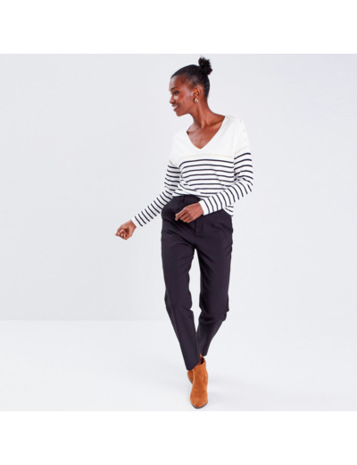 Pull avec boutons