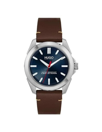 Hugo Montre homme Adventure cuir marron