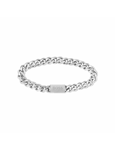 Bracelet BOSS Chain Link en acier, taille M