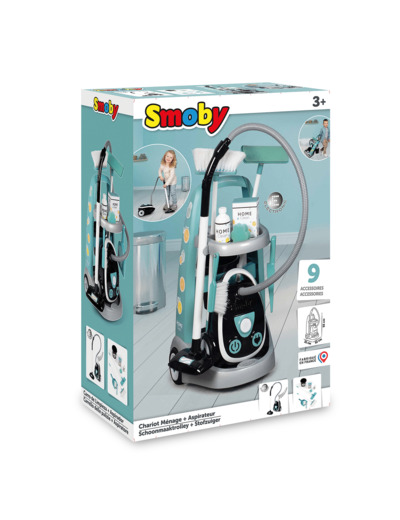 Chariot De Menage + Aspirateur Smoby