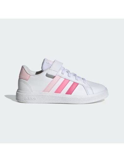 Basket junior fille blanc adidas grand court