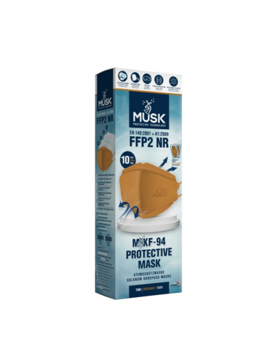 MASQUE DE PROTECTION FFP2 NR MKF-94 MUSK L'UNITE