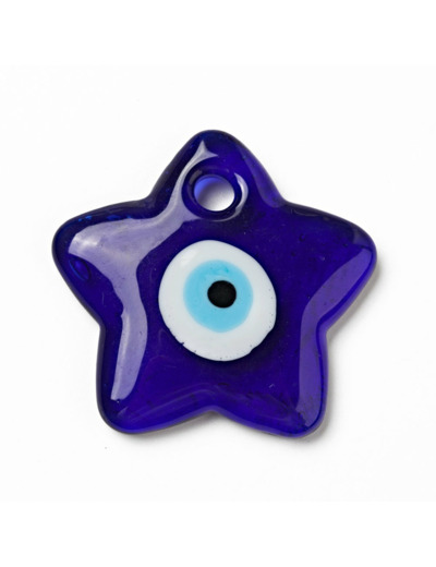 Pendentif protection mauvais œil turc eye etoile