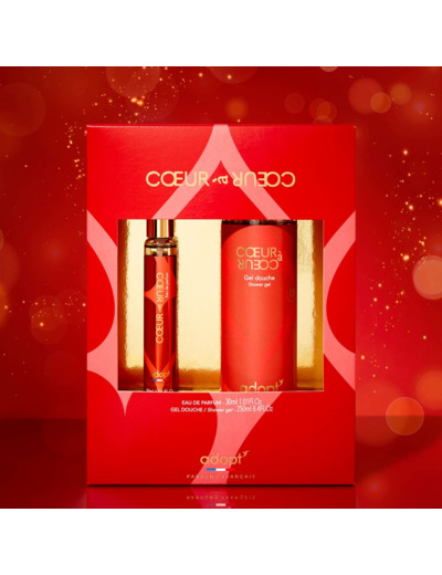 Coeur à Coeur - Coffret 30ml + gel douche 250ml