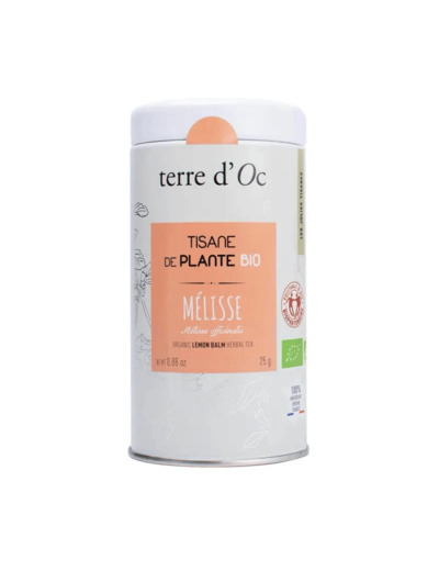 Tisane de plante bio Mélisse