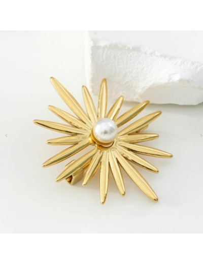 Broche Sun - Dorée