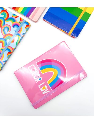 CARNET LOVE ARC-EN-CIEL