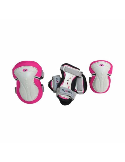 Protections genoux coudes poignets roses XS (6-10 ans) - 541-110