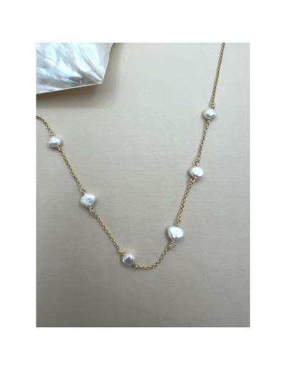 Collier ras de cou Indriya Pierrette en vermeil