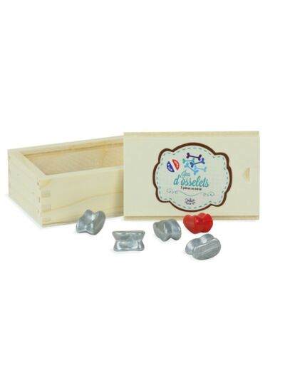 Jeu d'osselets Coffret en bois - 6057