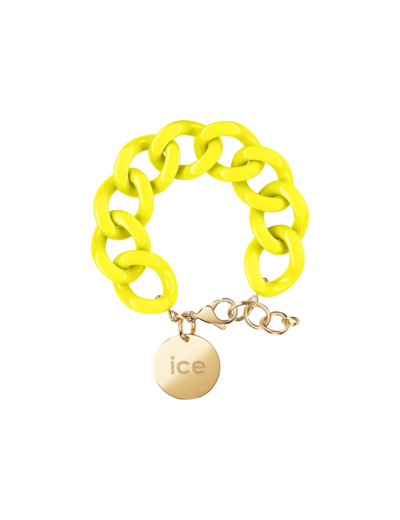 Bracelet chaîne Ice-Watch ICE Jewellery Flashy yellow en acétate et métal doré