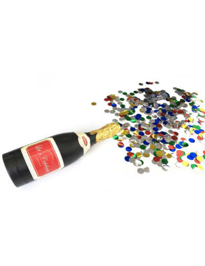 BOUTEILLE A CONFETTI