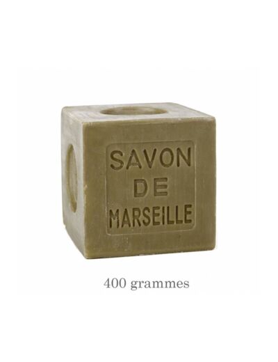 SAVON DE MARSEILLE CUBE VERT MARIUS FABRE 400G