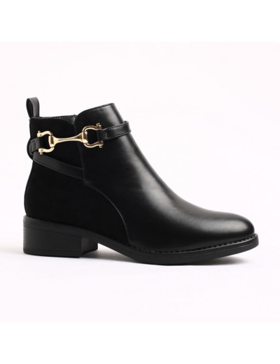 Boots femme noir