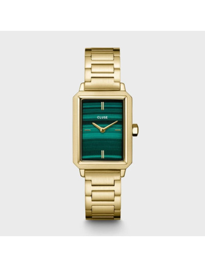 Cluse montre Fluette Steel Green, Gold Colour