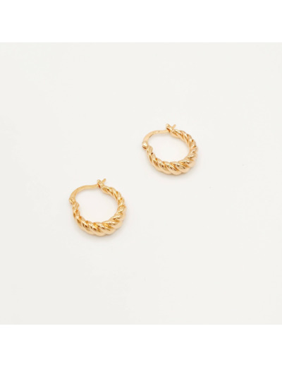Boucles Créoles Vasteras - Plaqué Or