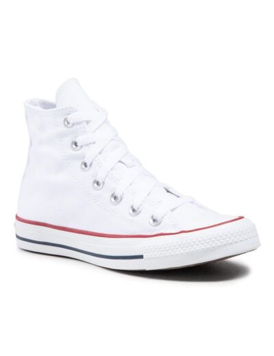 Toile homme blanc converse montante