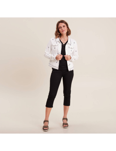 Pantacourt droit taille standard
