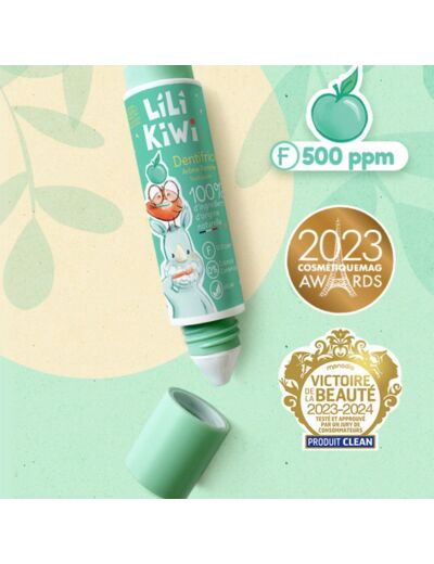 DENTIFRICE AU FLUOR POUR ENFANT 6 MOIS - 3ANS LILIKIWI 30ML