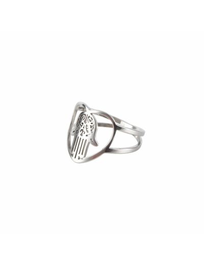 HAMSA BAGUE ACIER INOXYDABLE