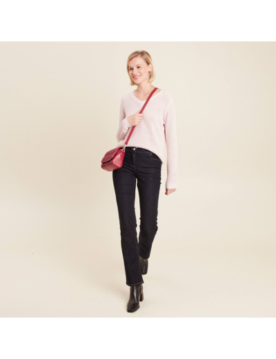 Pull manches longues col en V