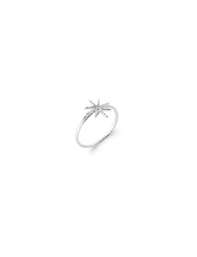 Bague en argent rhodié