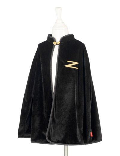 Cape noire de Zorro, 4-8 ans/104-128 cm (1 pc) - Souza - 100731