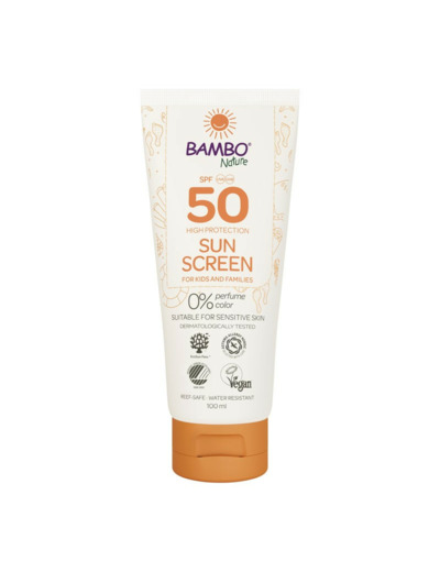 ECRAN SOLAIRE SPF50 BAMBO NATURE 100ML