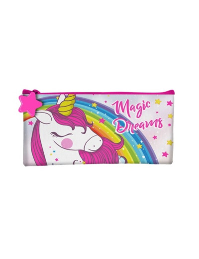 Pochette fille rose la licorne magique