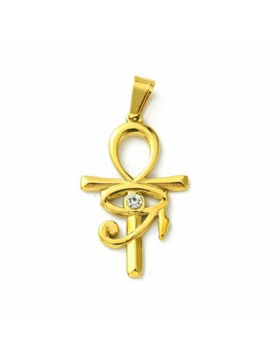 Pendentif croix de Ankh strass