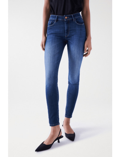 Jean Push Up Destiny Skinny délavage foncé