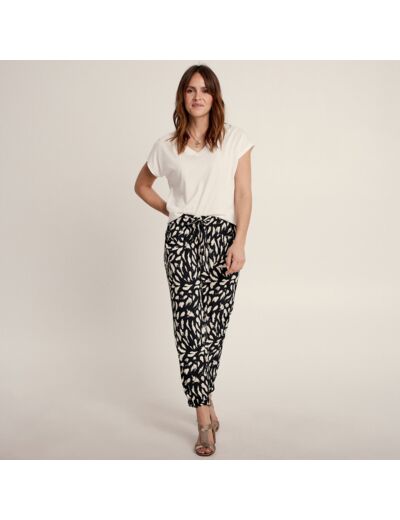 Pantalon flou à coulisse