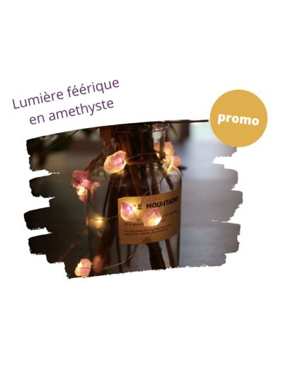 Guirlande Lumineuse en Améthyste