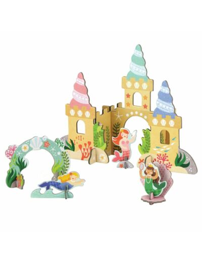Château de sirènes puzzle 3D - 5074325