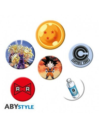 DRAGON BALL - Pack de Badges - DBZ/Mix