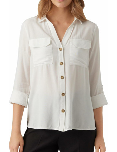 SHIRTS FEMME SNOW WHITE/INDIA