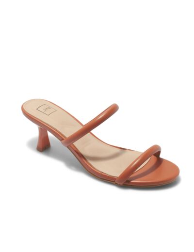 Mule talon decrochee femme orange