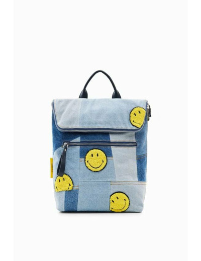 SAC A DOS MOYEN DENIM SMILEY®