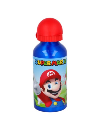 Gourde aluminium 400ML Super Mario