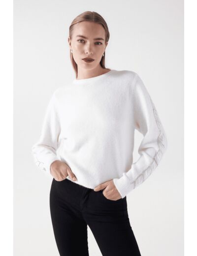 PULL EN LAINE AVEC BRILLANTS