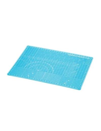 Tapis de Coupe Alpha A4 Bleu