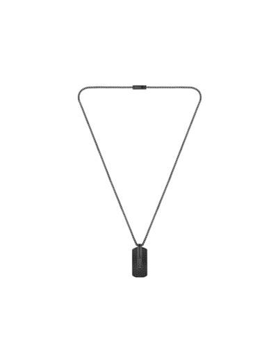 Collier BOSS Orlado en acier PVD noir