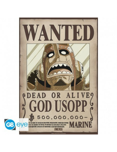 ONE PIECE - Poster Chibi 52x38 - Wanted Usopp Wano